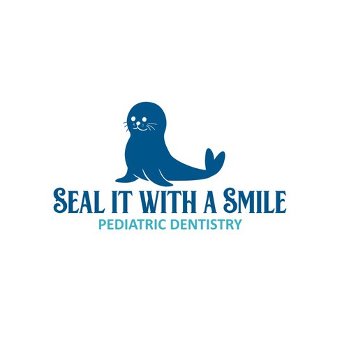 Modern and fun seal logo & branding package for new pediatric dentist! Diseño de nik007