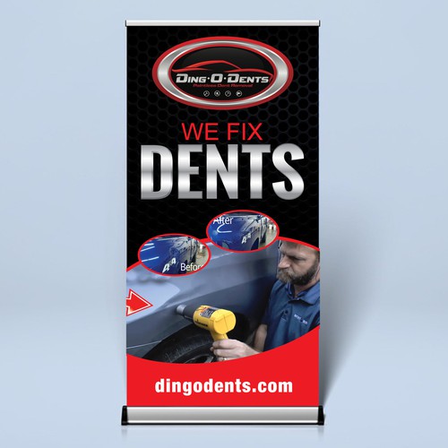 We Fix Dents banner Design by GrApHiC cReAtIoN™