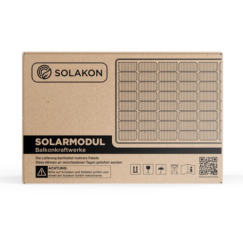 Create a nice Packaging Design for Solar Panels Design by Rajith Shantha