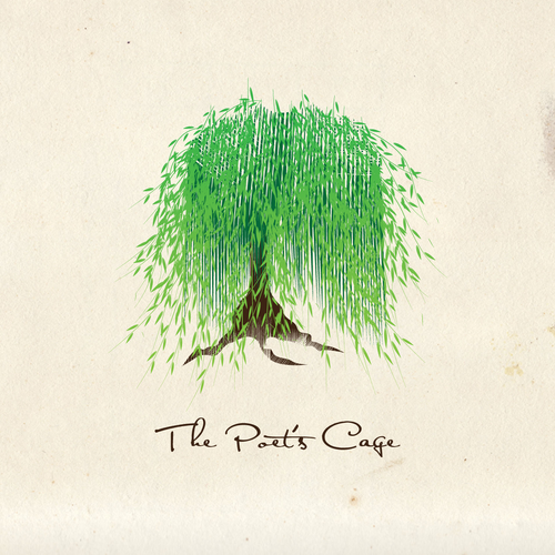 Create a stylized willow tree logo for our spiritual group. Design von zvezek