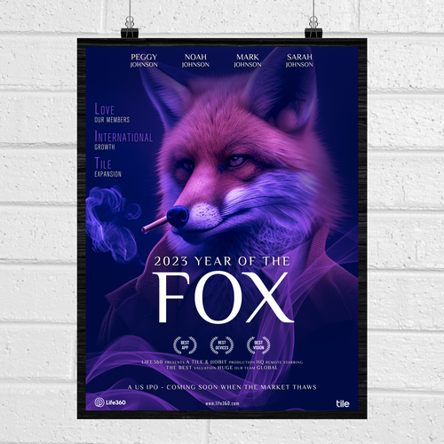Design di Life360 2023 Year of the Fox Poster di Designer Anuragd