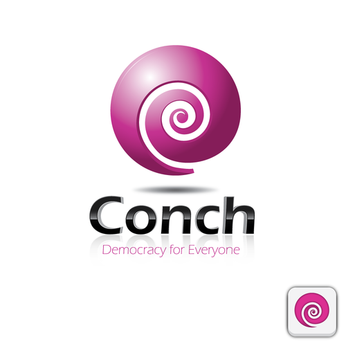 logo for Conch Design by Tottle