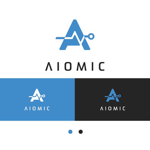 New logo for Aiomic (AI healthtech company) Design by sam_kalye