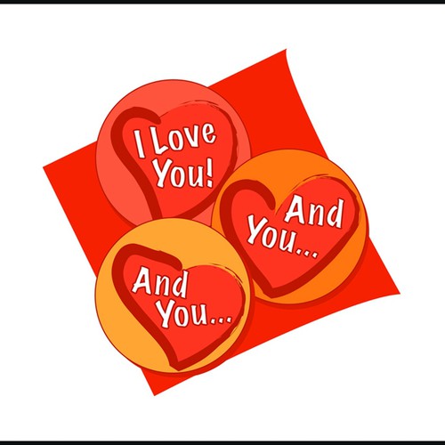 コンペ「"I Love You! And You... And You..." [LOGO - $355]」のデザイン by pilarguzmanさん 