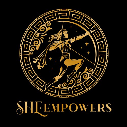 SHEempowers - luxurious design of a woman preferrably in some kind of a circle to appeal to women professionals Design by Jacob Gomes
