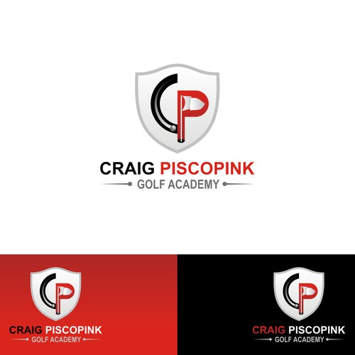 logo for Craig Piscopink Golf Academy or CP Golf Academy  デザイン by SeagulI