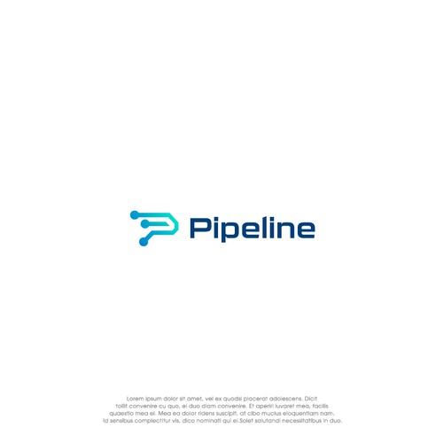 Diseño de Design a cool, sleek, tech-oriented logo for Pipeline de oakbrand™