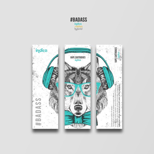 Vape package' design Design by Marco Lombardo