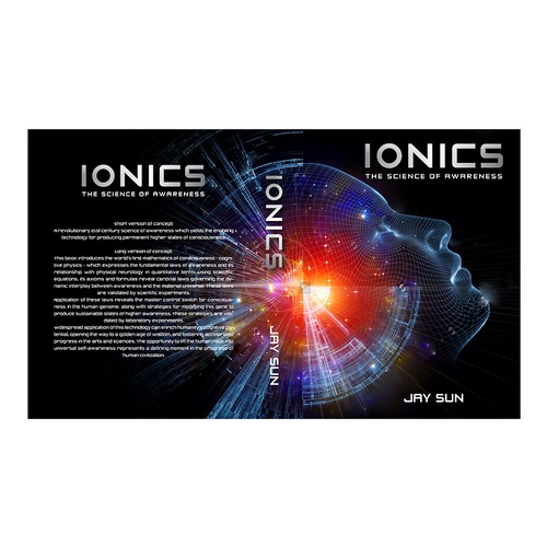 Book design for new consciousness science Design by Mudee