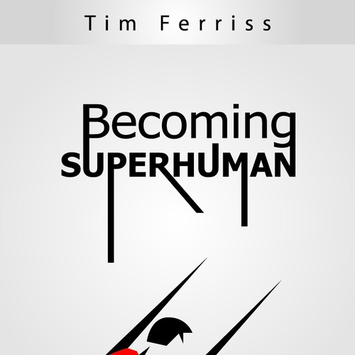 "Becoming Superhuman" Book Cover Design by DAFIdesign
