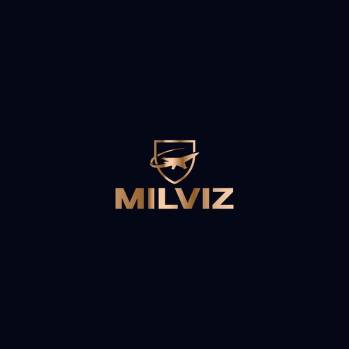 MILVIZ Logo - Producer of Military Flight Simulation Design by plyland