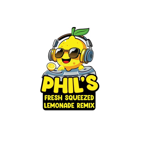 Fresh squeezed lemonade logo reinvented Design by Lukin