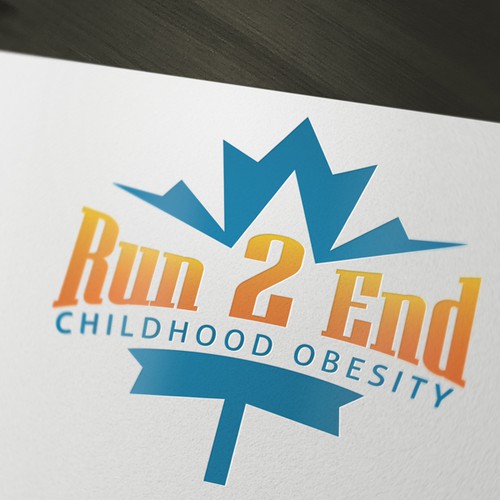 Run 2 End : Childhood Obesity needs a new logo Design von KowaD