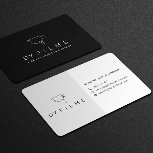 Business card for video production company Design by Galaxiya