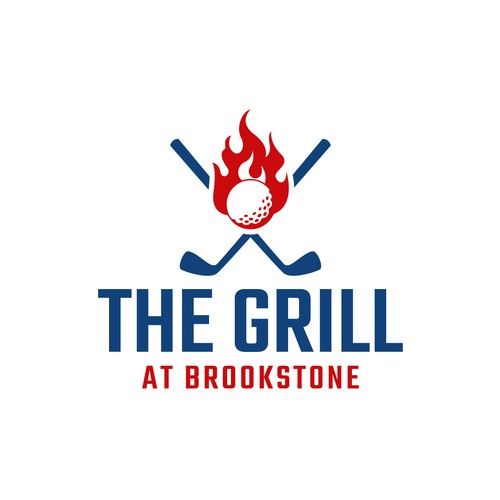 Fun and Modern Golf Course Restaurant Logo Design by NuriCreative