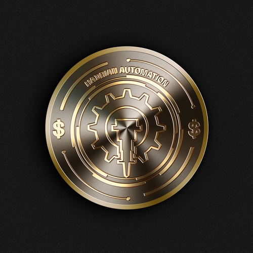 Commemorating coin for Hadrian Automation series A closure Design by JustOne Studio