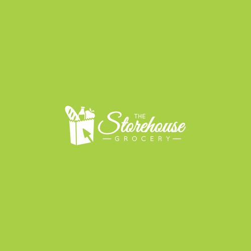 the Storehouse Grocery logo Design by Yulia Hudson