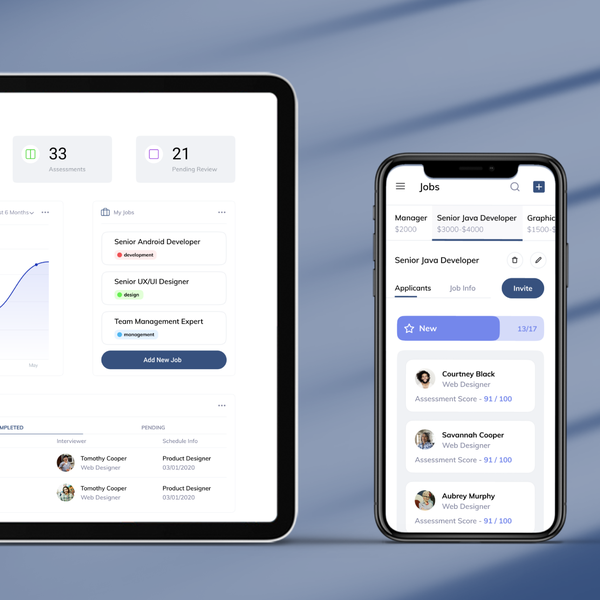 Recruiting and job management Web App