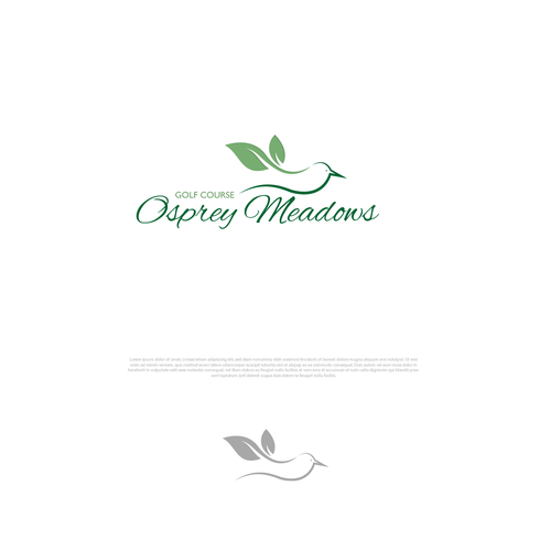 Golf Course Logo - Osprey Meadows Golf Course at Tamarack Design by reflect the style ™