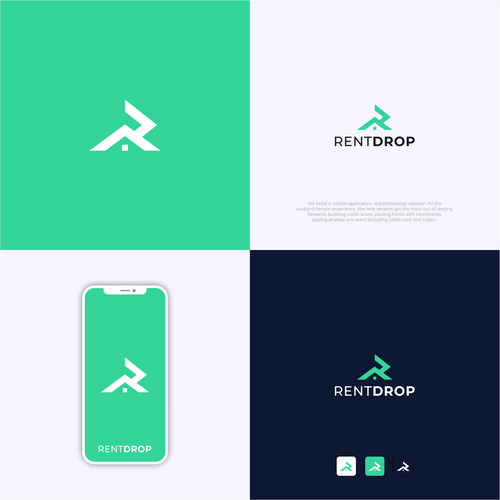 Company logo for next generation rent payment application Design by zudsign