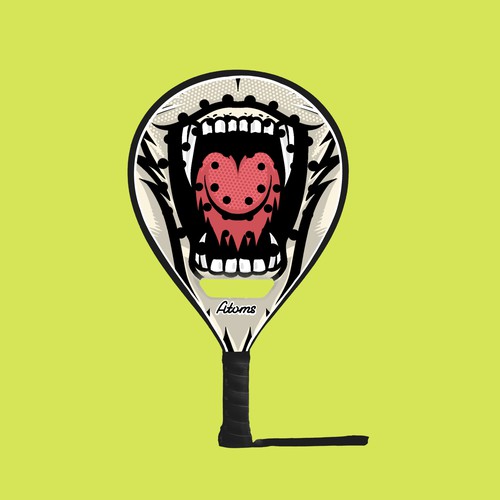 Padel Racket Design Competition. Design by namanama