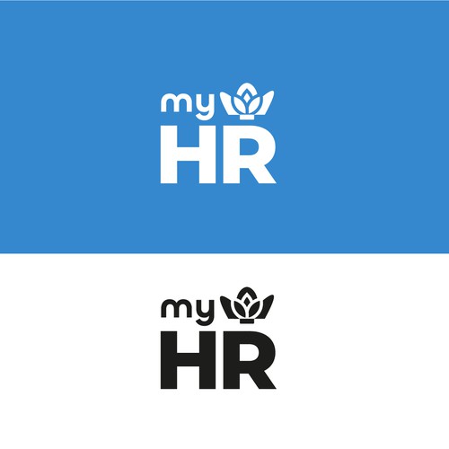 Create an awesome logo for myHR, the #1 HR Software in Luxembourg ! Design by M.I.Thomson