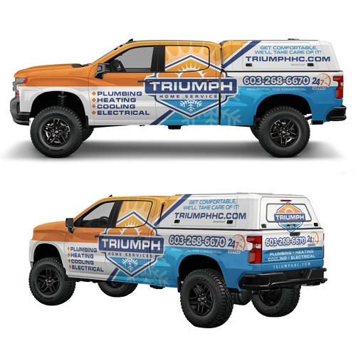 Hvac truck wrap Design von Rockyman