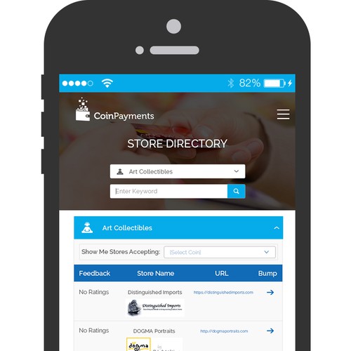 Coinpayments.net Bootstrap 3-Compatible Deisgn Contest Design by KashiArts