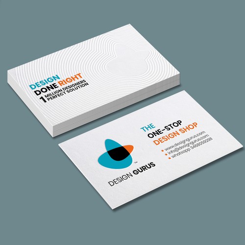 Business Card for DesignGurus.com Design by fastdesign86