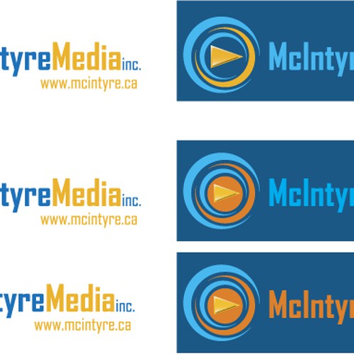 Logo Design for McIntyre Media Inc. Diseño de romasuave