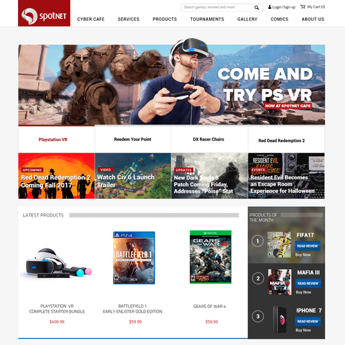 Spotnet website Design by Zeal Design