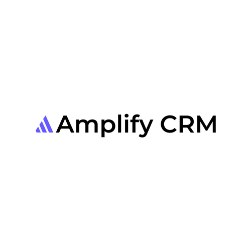 Clean and Simple Logo for CRM Software Design by BARA HITAM™