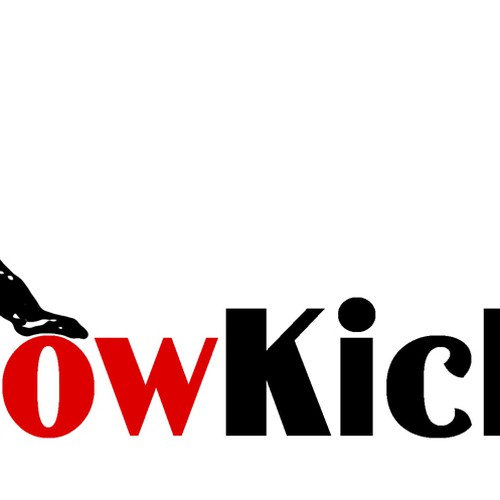 Awesome logo for MMA Website LowKick.com! Design by justin098