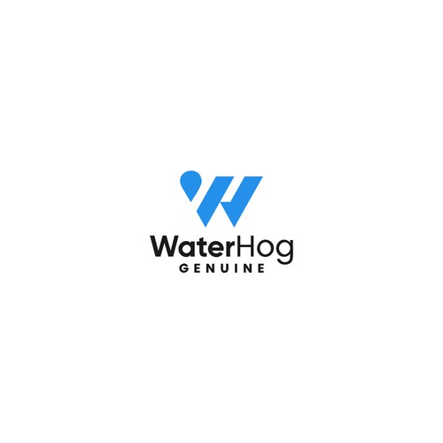 WaterHog Logo Design by _barna