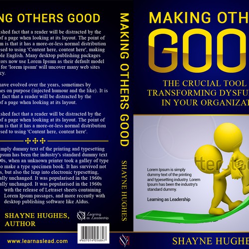 Create a book cover for Learning as Leadership's first book project Design by Cascadorys