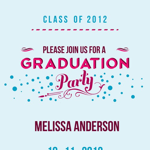 Design di Picaboo 5" x 7" Flat Graduation Party Invitations (will award up to 15 designs!) di : : Michaela : :