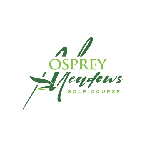 Golf Course Logo - Osprey Meadows Golf Course at Tamarack Design by J i m b o