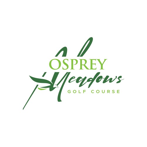 Golf Course Logo - Osprey Meadows Golf Course at Tamarack Design by D E S P O T I C