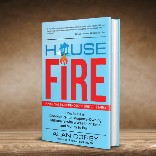 Eye-catching BOOK COVER with REAL ESTATE and EARLY RETIREMENT focus Design by romy