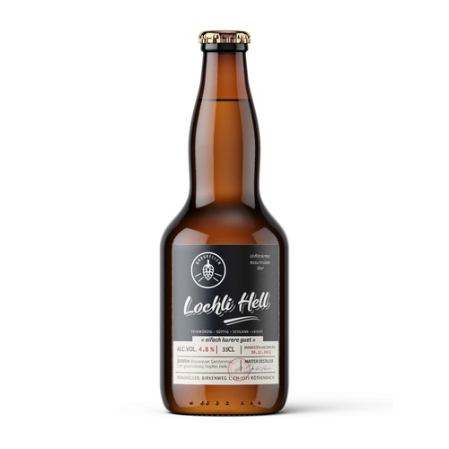 Microbrauerei: Bierflasche sucht Etikettendesign Design by Krasi Miletieva