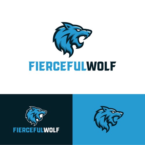 I want a creative and unique Wolf logo for a gaming YouTube channel Diseño de chico'