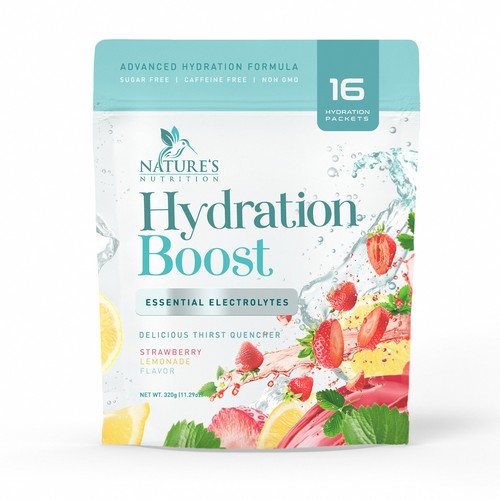 Refreshing Hydration Electrolytes Design Needed for Nature's Nutrition Design by a x i o m a ™