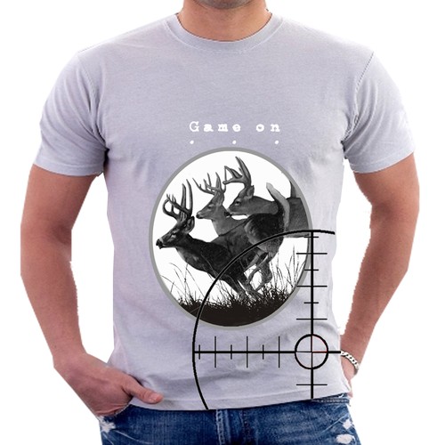T-shirt design needed for deer hunting デザイン by anoki