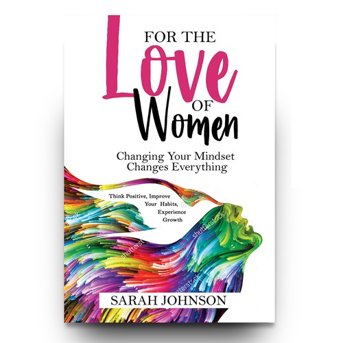Creative book cover for the ultimate self help guide for women! Design by libzyyy