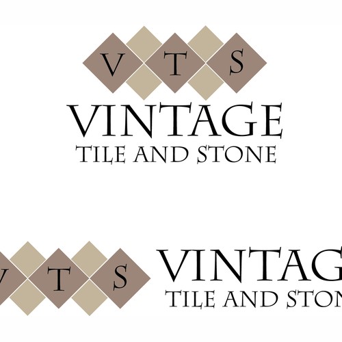 Create the next logo for Vintage Tile and Stone Diseño de akatoni
