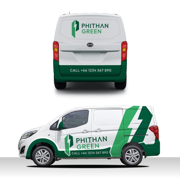 Phitahan Green van wrap