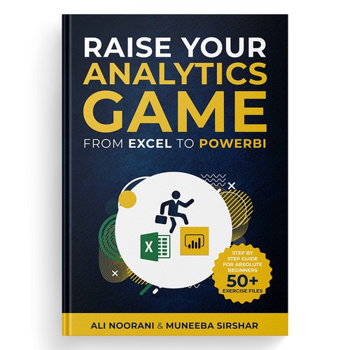 Design a cover for a Data Analytics Book Réalisé par m.creative