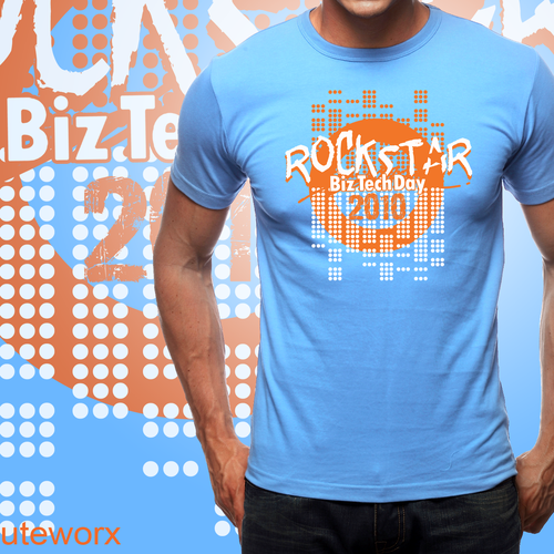 Design di Give us your best creative design! BizTechDay T-shirt contest di xzequteworx