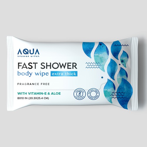 AQUA SHOWER WIPES :D Design by Design_byMe