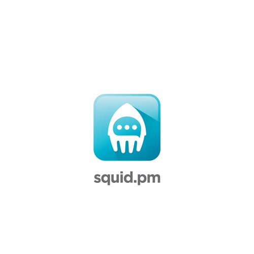 Design a squid logo for a messaging app/website/social network Design by Robosign